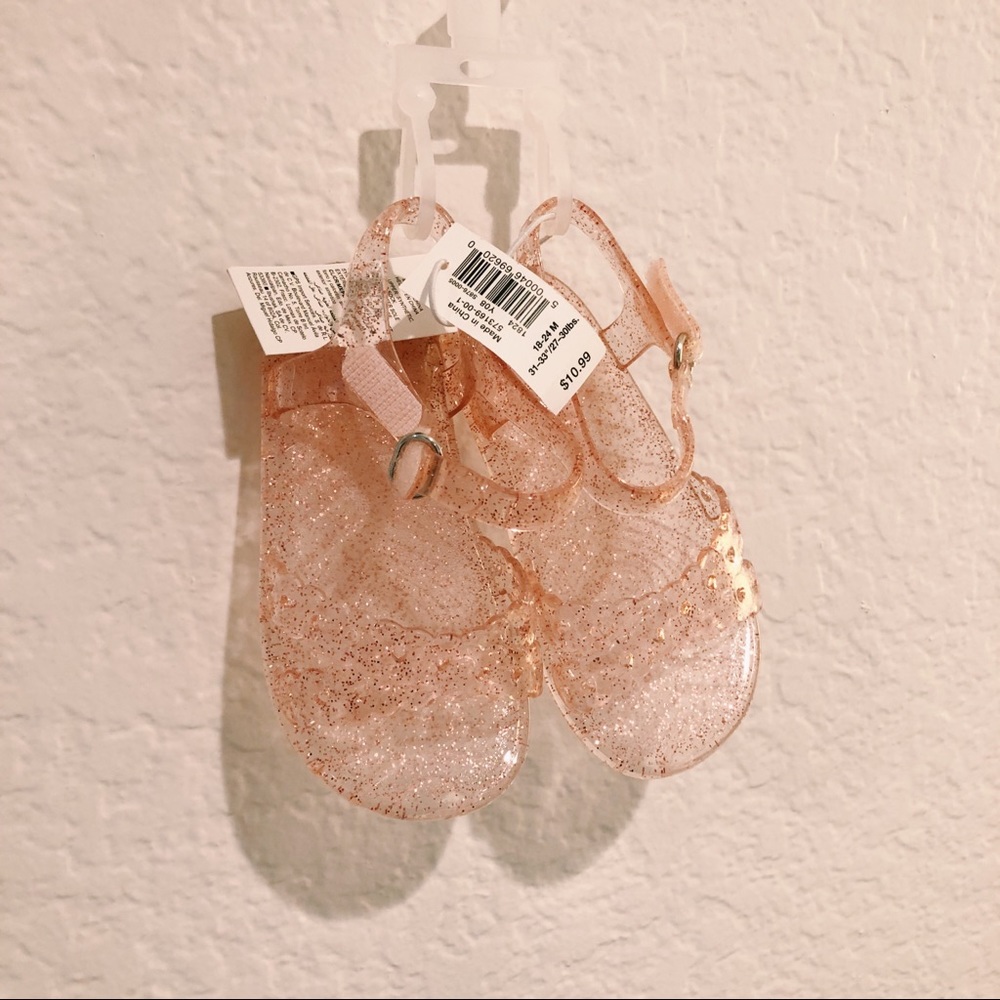 NWT Old Navy pink Jelly Sandals!